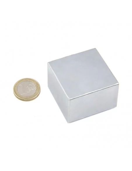 Bloco de neodímio 45 × 45 × 30 mm N45