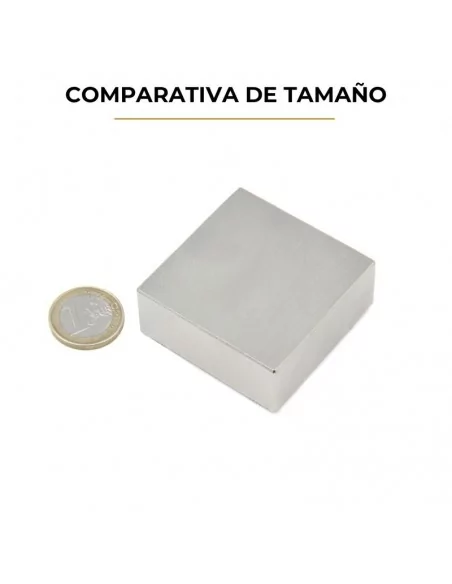 Bloco de neodímio 50×50×20 mm N52