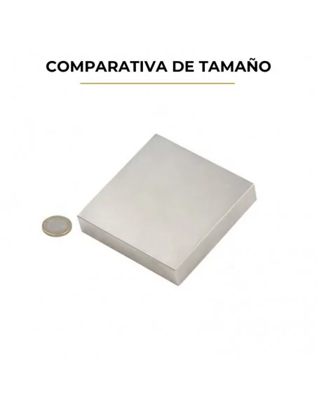 Bloco de neodímio 100×100×20 mm N35