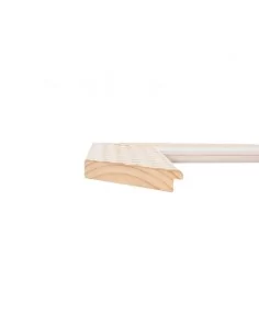 Muestra moldura Braid 701/012 · 85×18 mm · Blanco 2