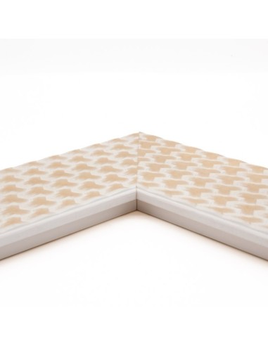 Moldura para Cuadro Madera Pino Color Blanco BRAID Ref. 701/012
