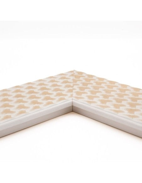 Moldura para Cuadro Madera Pino Color Blanco BRAID Ref. 701/012