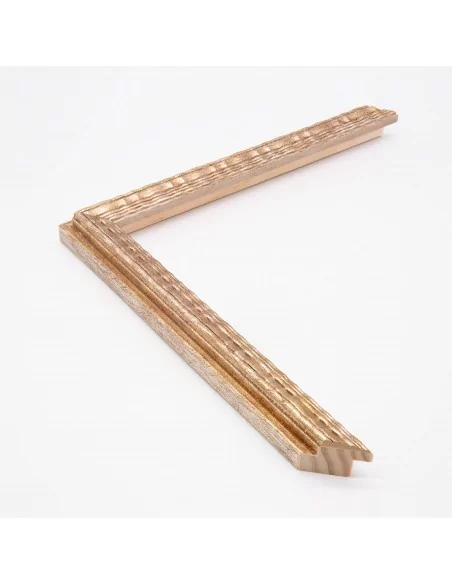 Muestra moldura Kolumna 680/747 · 21×20 mm · Plata