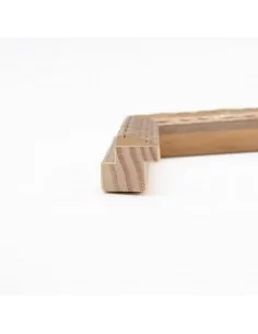 Muestra moldura Kolumna 680/747 · 21×20 mm · Plata 2