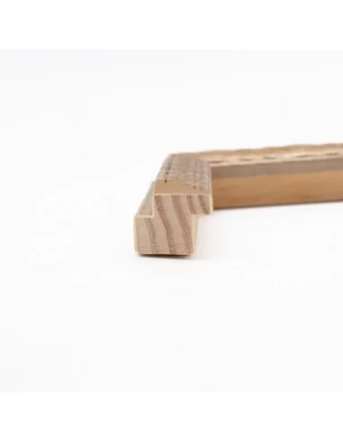 Muestra moldura Kolumna 680/747 · 21×20 mm · Plata