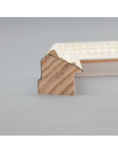 Moldura Kolumna 681/016 · 34×30 mm · Blanco