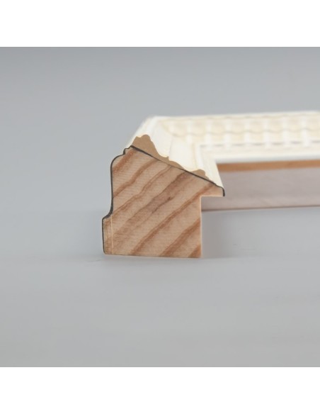 Moldura Kolumna 681/016 · 34×30 mm · Blanco