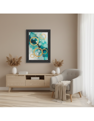 Moldura Kolumna 681/022 · 34×30 mm · Negro