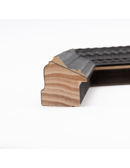 Moldura Kolumna 681/022 · 34×30 mm · Negro