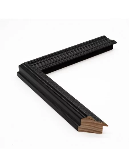 Muestra moldura Kolumna 681/022 · 34×30 mm · Negro Muestra moldura Kolumna 681/022 · 34×30 mm · Negro