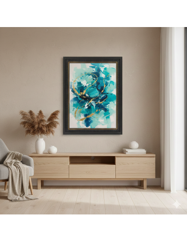 Moldura Kolumna 681/028 · 34×30 mm · Negro