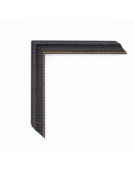 Moldura Kolumna 681/028 · 34×30 mm · Negro