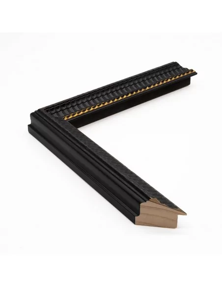 Muestra moldura Kolumna 681/028 · 34×30 mm · Negro Muestra moldura Kolumna 681/028 · 34×30 mm · Negro