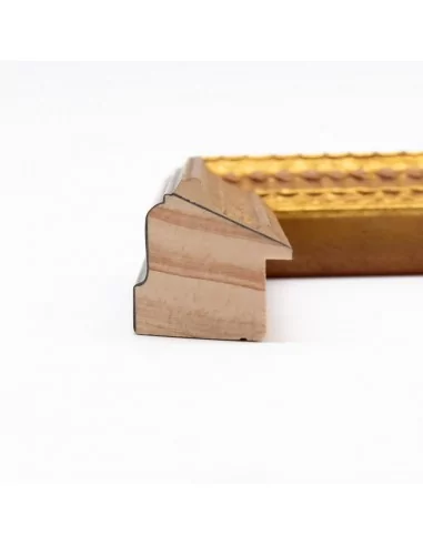 Muestra moldura Kolumna 681/800 · 34×30 mm · Oro Muestra moldura Kolumna 681/800 · 34×30 mm · Oro