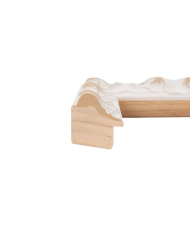 Moldura Traviata 693/010 · 39×40 mm · Blanco