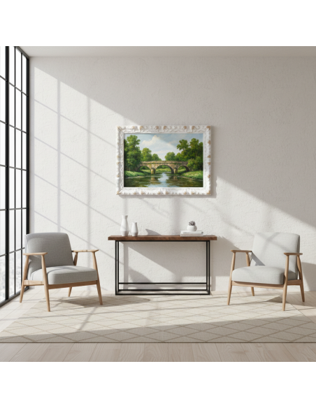 Moldura Traviata 693/010 · 39×40 mm · Blanco