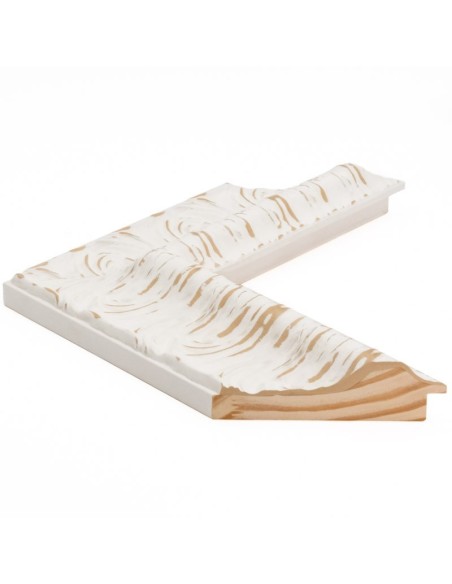 Moldura Traviata 694/010 · 99×43 mm · Blanco