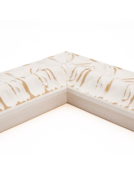 Moldura Traviata 694/010 · 99×43 mm · Blanco