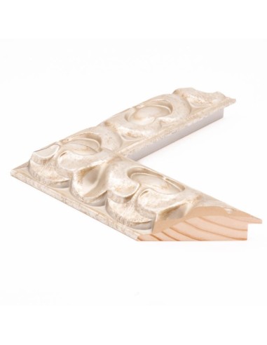 Moldura Corazza 695/749 · 89×41 mm · Plata