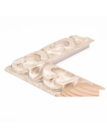 Moldura Corazza 695/749 · 89×41 mm · Plata
