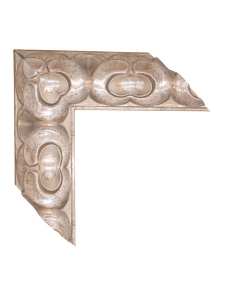 Moldura Corazza 695/749 · 89×41 mm · Plata
