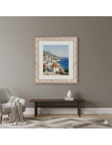 Moldura Corazza 695/749 · 89×41 mm · Plata