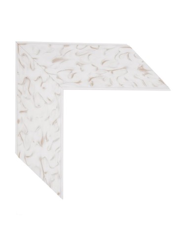 Moldura Volcano 700/011 · 85×20 mm · Blanco