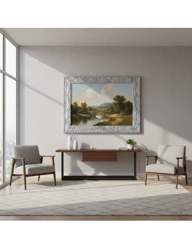 Moldura Volcano 700/741 · 85×20 mm · Plata