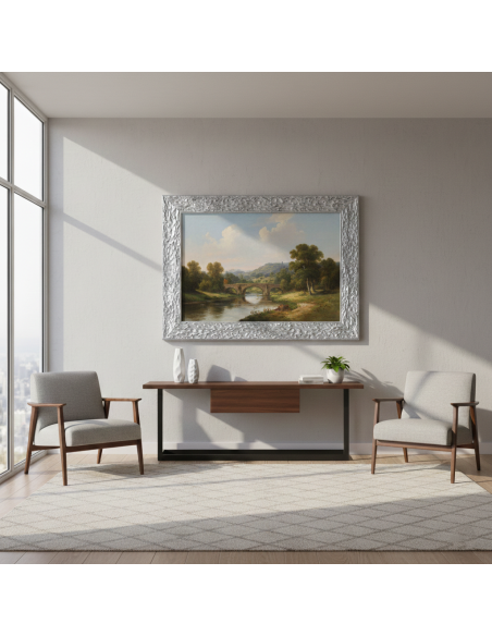 Moldura Volcano 700/741 · 85×20 mm · Plata