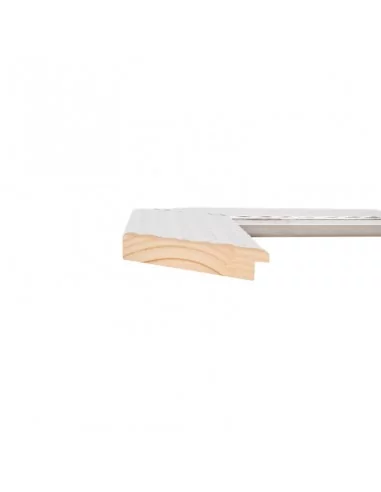 Muestra moldura Braid 701/641 · 85×18 mm · Plata Muestra moldura Braid 701/641 · 85×18 mm · Plata