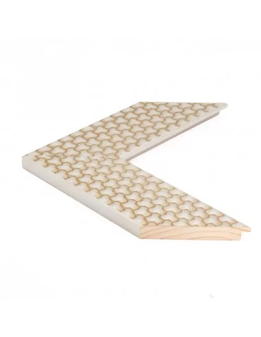 Muestra moldura Braid 701/778 · 85×18 mm · Plata Muestra moldura Braid 701/778 · 85×18 mm · Plata