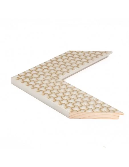 Muestra moldura Braid 701/778 · 85×18 mm · Plata Muestra moldura Braid 701/778 · 85×18 mm · Plata