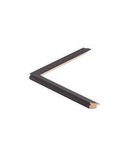 Moldura Liken 703/020 · 16×17 mm · Negro