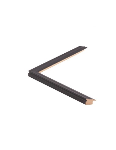 Moldura Liken 703/020 · 16×17 mm · Negro