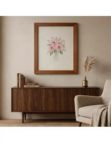 Moldura Nordic 709/1605 · 28×52 mm · Avellana