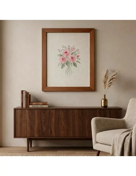 Moldura Nordic 709/1605 · 28×52 mm · Avellana