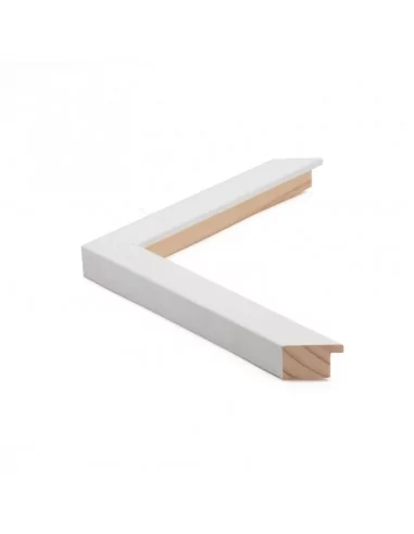 Moldura Nordic 710/0111 · 28×25 mm · Blanco