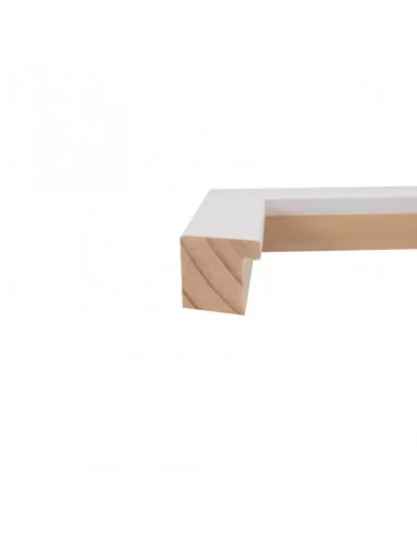 Moldura Nordic 710/0111 · 28×25 mm · Blanco