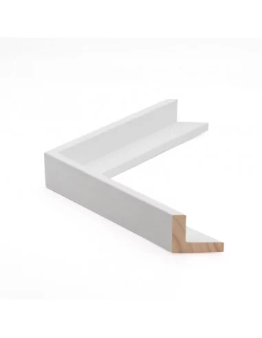 Moldura Nordic 670/0111 · 38×45 mm · Blanco