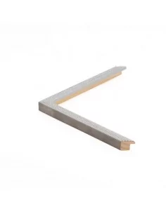 Muestra moldura Bubbles 692/750 · 17×17 mm · Plata