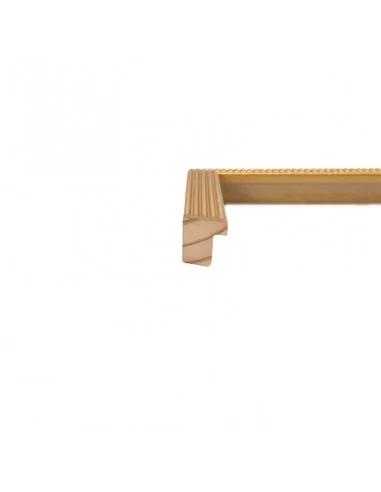 Muestra moldura Bubbles 692/850 · 17×17 mm · Oro
