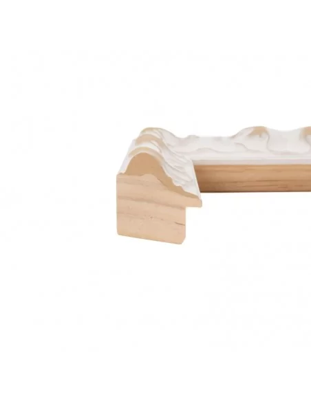 Muestra moldura Traviata 693/010 · 39×40 mm · Blanco Muestra moldura Traviata 693/010 · 39×40 mm · Blanco