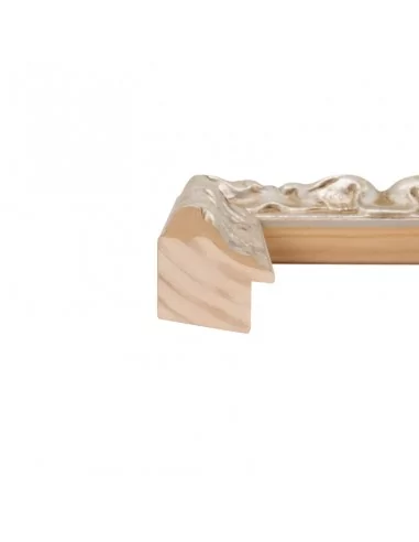 Muestra moldura Traviata 693/749 · 39×40 mm · Plata