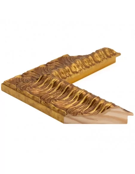 Muestra moldura Traviata 694/846 · 99×43 mm · Oro