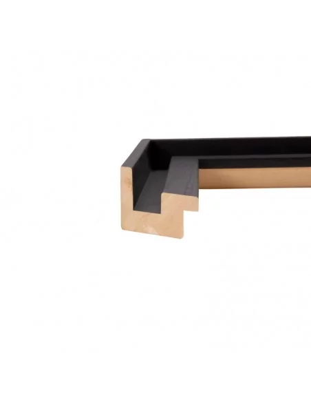 Muestra moldura Renoir 702/020 · 36×30 mm · Negro