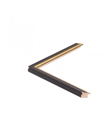 Muestra moldura Liken 703/028 · 16×17 mm · Oro
