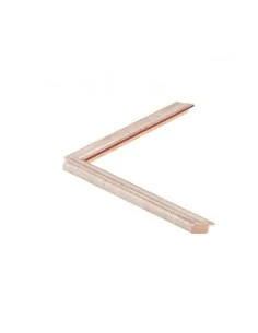 Muestra moldura Liken 703/747 · 16×17 mm · Plata
