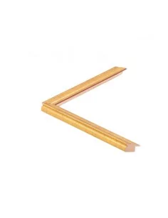 Muestra moldura Liken 703/848 · 16×17 mm · Oro