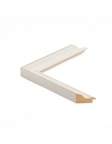 Muestra moldura Scarlata 705/001 · 35×27 mm · Blanco Muestra moldura Scarlata 705/001 · 35×27 mm · Blanco