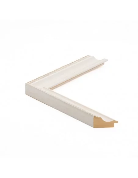 Muestra moldura Scarlata 705/001 · 35×27 mm · Blanco Muestra moldura Scarlata 705/001 · 35×27 mm · Blanco